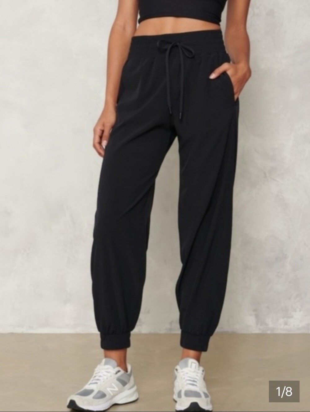 Abercrombie & Fitch Black Joggers